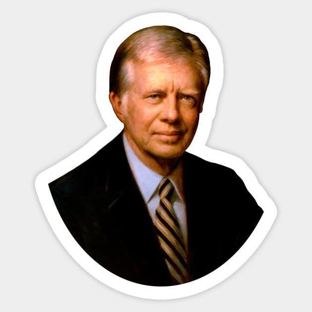 President Jimmy Carter Sticker by warishellstore